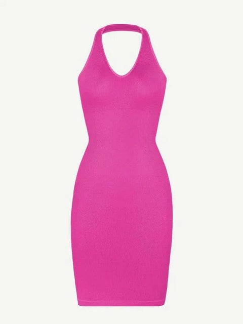 CurvyPower | Australia Bodycon Halter Neck Bodycon Shapewear Mini Dress