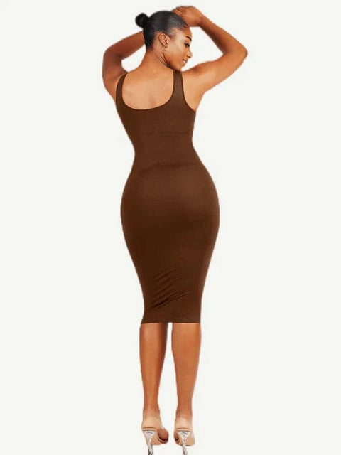 CurvyPower | Australia Bodycon Tummy Control Bodycon Shapewear Midi Dress