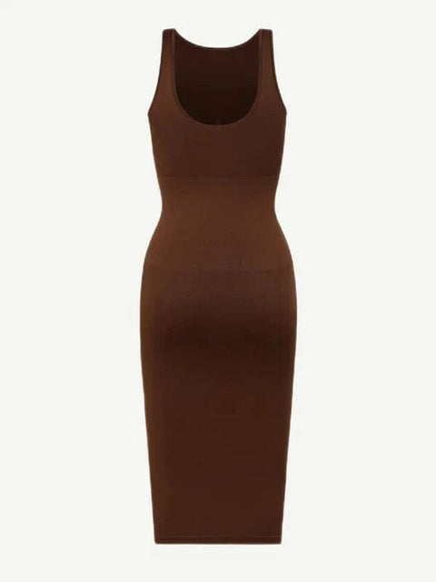 CurvyPower | Australia Bodycon Tummy Control Bodycon Shapewear Midi Dress