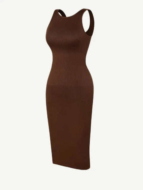 CurvyPower | Australia Bodycon Tummy Control Bodycon Shapewear Midi Dress