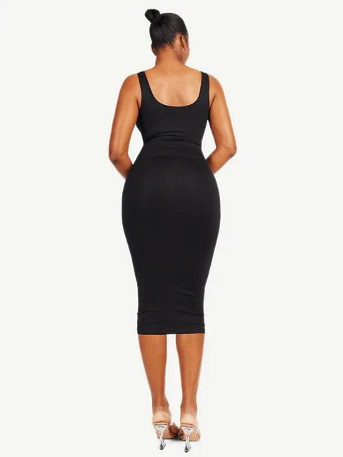 CurvyPower | Australia Bodycon Tummy Control Bodycon Shapewear Midi Dress