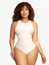 CurvyPower | Australia bodysuit Beige / XS/S Sleeveless Tummy Control Shapewear Thong Bodysuit