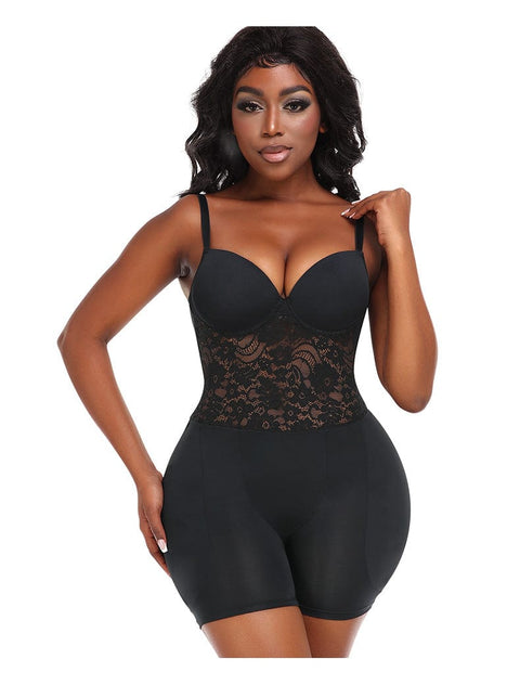 Curvypower | Australia bodysuit Black / S Tummy Control and Hip Lifting Shapewear Low Back Bodysuit