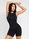 CurvyPower | Australia bodysuit Black / XS/S Low Back Round Neck Shapewear Bodysuit with Removable Pads