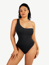 CurvyPower | Australia bodysuit Black / XS/S Waist Sculpting Tummy Control One Shoulder Shapewear Bodysuit