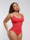 Curvypower | Australia bodysuit Brief / Red / XS/S Sculpting Tummy Control Body Thong Shapewear Bodysuit