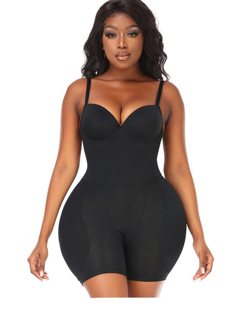 Curvypower | Australia bodysuit Bum Lifter Shapewear Bodysuit with Hip Pads