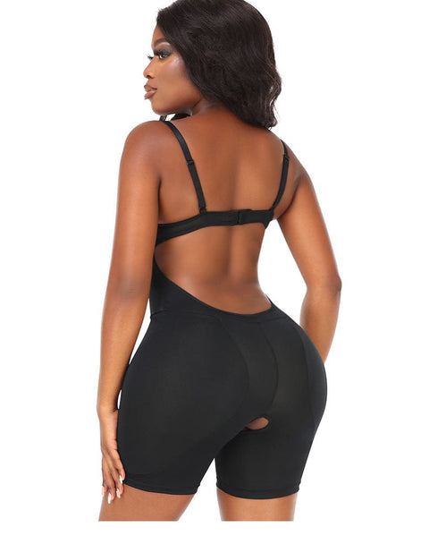 Curvypower | Australia bodysuit Bum Lifter Shapewear Bodysuit with Hip Pads