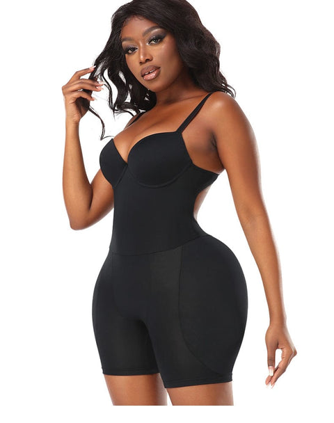 Curvypower | Australia bodysuit Bum Lifter Shapewear Bodysuit with Hip Pads