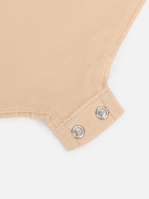 CurvyPower | Australia bodysuit Deep Back Long Sleeve Tummy Control Shapewear Bodysuit