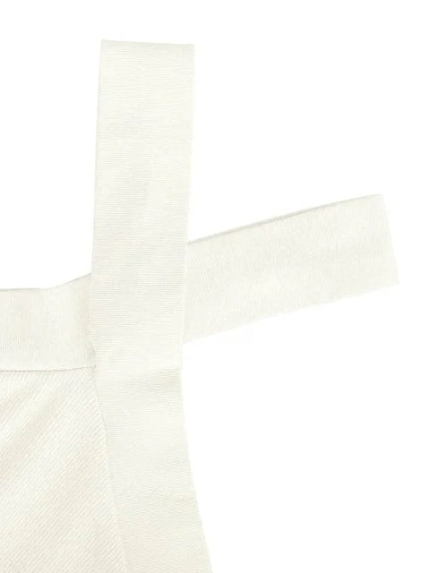 CurvyPower | Australia bodysuit Halter Neck Criss-Cross Seamless Shapewear Bodysuit