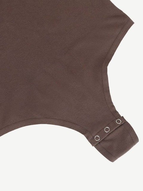 CurvyPower | Australia bodysuit High Compression Scoop Neck Long Sleeve Thong Shapewear Bodysuit