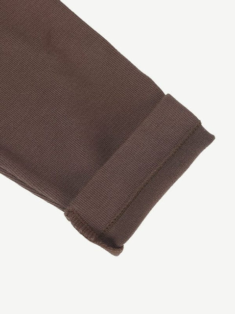 CurvyPower | Australia bodysuit High Compression Scoop Neck Long Sleeve Thong Shapewear Bodysuit