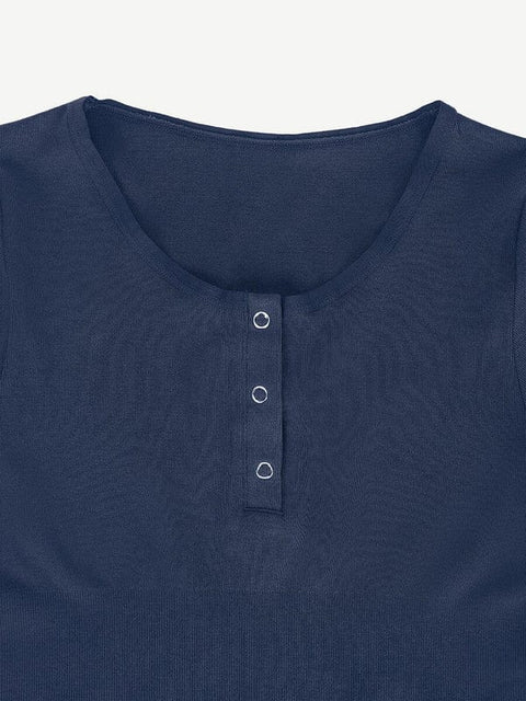 CurvyPower | Australia bodysuit High Compression Scoop Neck Long Sleeve Thong Shapewear Bodysuit