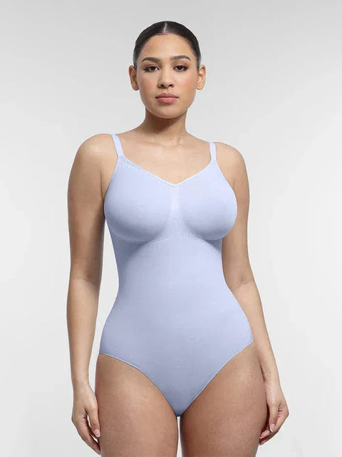 Curvypower | Australia bodysuit Light Blue / XS Seamless Shapewear Bodysuit with Tummy Control and Built-In Chest Support