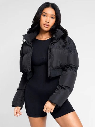 CurvyPower | Australia bodysuit Low Back Round Neck Shapewear Bodysuit with Removable Pads