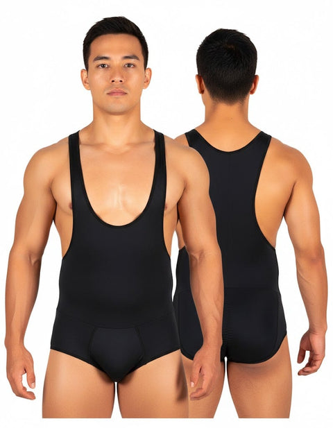 Curvypower | Australia bodysuit Men's One Piece Compression Hip Lifting Bodysuit Brief