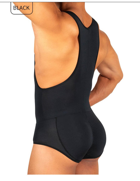 Curvypower | Australia bodysuit Men's One Piece Compression Hip Lifting Bodysuit Brief