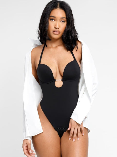 CurvyPower | Australia bodysuit One Piece Thong Low Back Shapewear Bodysuit