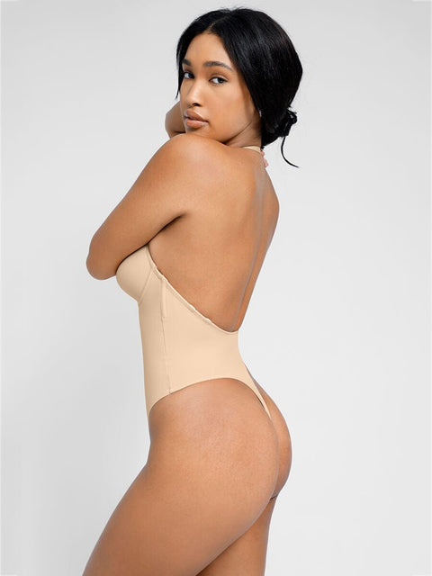 CurvyPower | Australia bodysuit One Piece Thong Low Back Shapewear Bodysuit