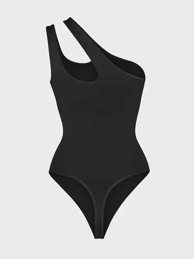 CurvyPower | Australia bodysuit One Shoulder Tummy Control Shapewear Bodysuit