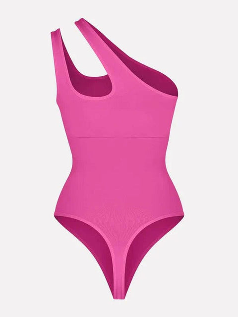 CurvyPower | Australia bodysuit One Shoulder Tummy Control Shapewear Bodysuit