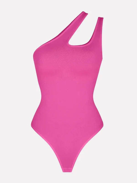 CurvyPower | Australia bodysuit One Shoulder Tummy Control Shapewear Bodysuit