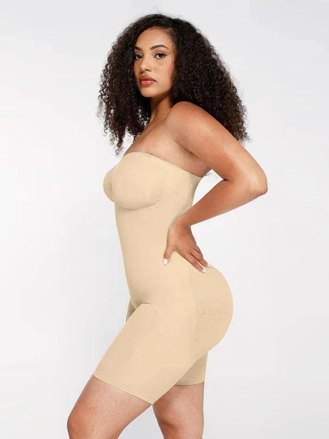 CurvyPower | Australia bodysuit Sculpting Seamless Tummy Control Strapless Shapewear Bodysuit