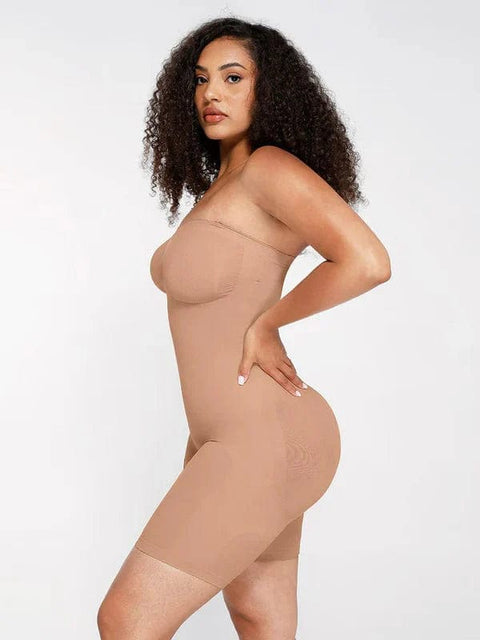 CurvyPower | Australia bodysuit Sculpting Seamless Tummy Control Strapless Shapewear Bodysuit