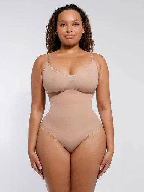 Curvypower | Australia bodysuit Sculpting Tummy Control Body Thong Shapewear Bodysuit