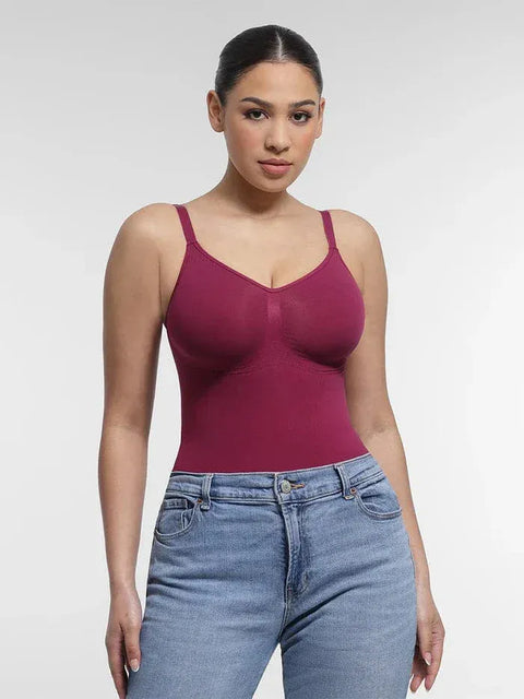Curvypower | Australia bodysuit Seamless Shapewear Bodysuit with Tummy Control and Built-In Chest Support