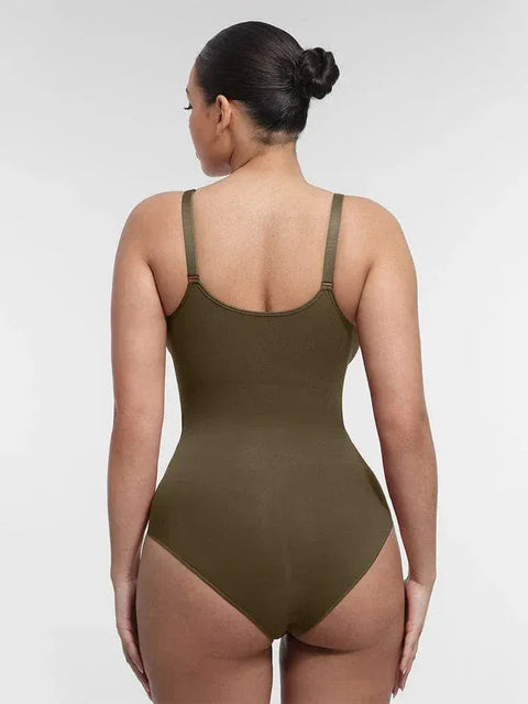 Curvypower | Australia bodysuit Seamless Shapewear Bodysuit with Tummy Control and Built-In Chest Support