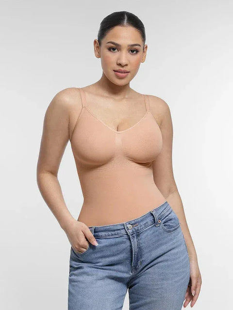 Curvypower | Australia bodysuit Seamless Shapewear Bodysuit with Tummy Control and Built-In Chest Support
