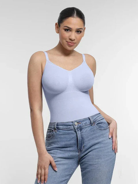 Curvypower | Australia bodysuit Seamless Shapewear Bodysuit with Tummy Control and Built-In Chest Support