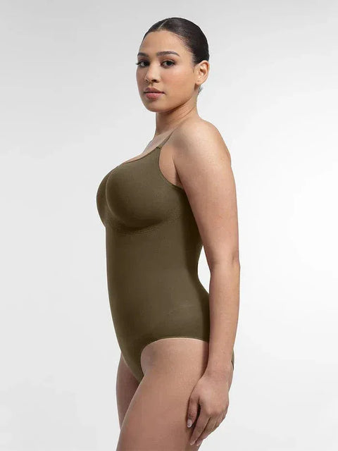 Curvypower | Australia bodysuit Seamless Shapewear Bodysuit with Tummy Control and Built-In Chest Support