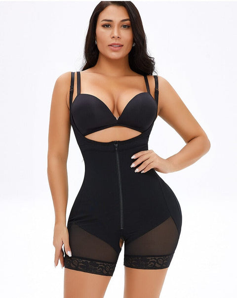 Curvypower | Australia bodysuit Seamless Tummy Control Open Bust Shapewear Bodysuit
