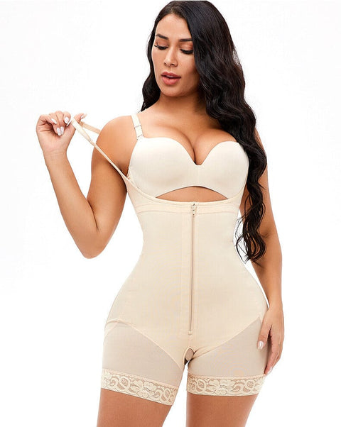 Curvypower | Australia bodysuit Seamless Tummy Control Open Bust Shapewear Bodysuit