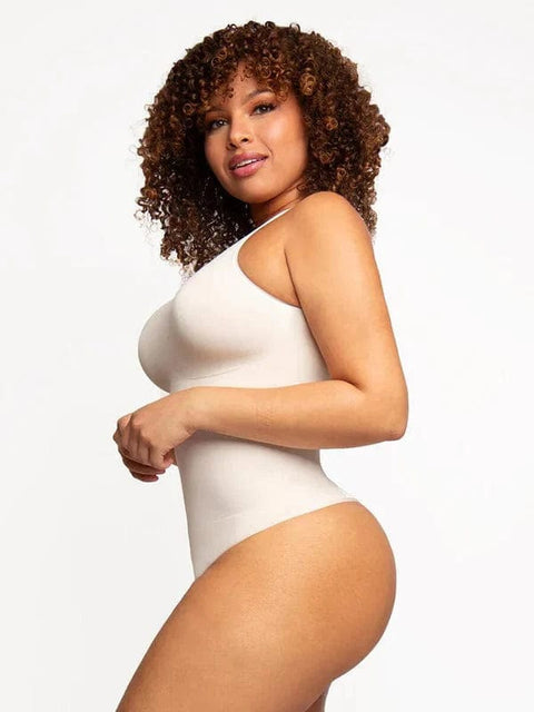 CurvyPower | Australia bodysuit Sleeveless Tummy Control Shapewear Thong Bodysuit