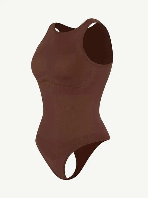 CurvyPower | Australia bodysuit Sleeveless Tummy Control Shapewear Thong Bodysuit