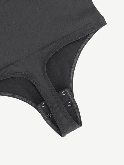 CurvyPower | Australia bodysuit Square Neck Tummy Control Long Sleeve Shapewear Bodysuit