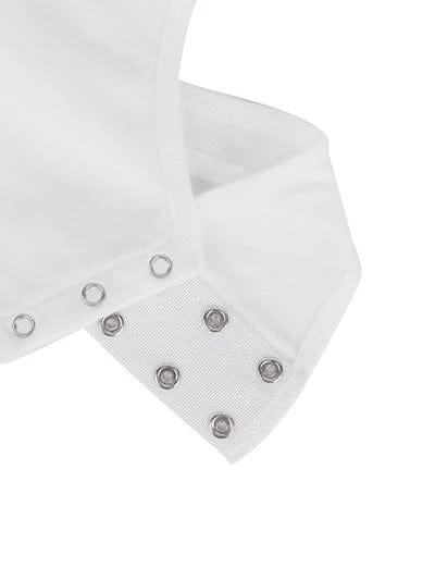 CurvyPower | Australia bodysuit Square Neck Tummy Control Long Sleeve Shapewear Bodysuit