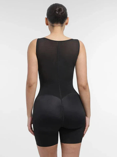 Curvypower | Australia bodysuit U-Shaped Open Bust Support and Waist Slimming Tummy Control Shapewear Bodysuit