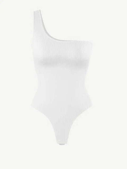 CurvyPower | Australia bodysuit Waist Sculpting Tummy Control One Shoulder Shapewear Bodysuit