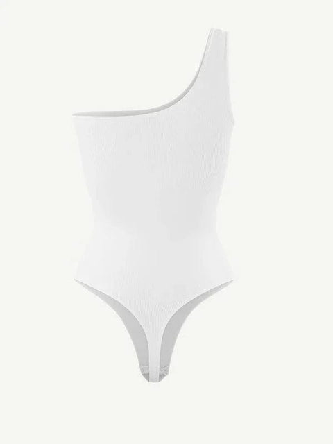CurvyPower | Australia bodysuit Waist Sculpting Tummy Control One Shoulder Shapewear Bodysuit