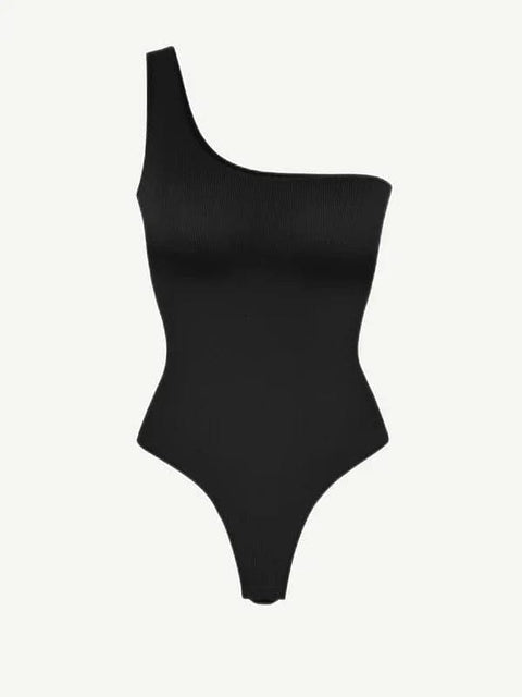 CurvyPower | Australia bodysuit Waist Sculpting Tummy Control One Shoulder Shapewear Bodysuit