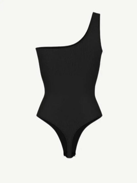 CurvyPower | Australia bodysuit Waist Sculpting Tummy Control One Shoulder Shapewear Bodysuit