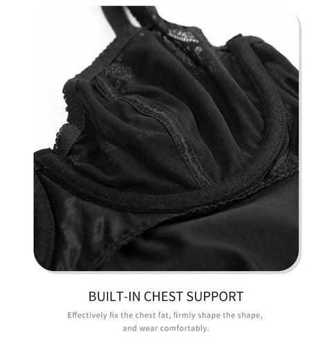 Curvypower | Australia bodysuit Waist Slimming Lace Shaping Bodysuit with Built-In Bra