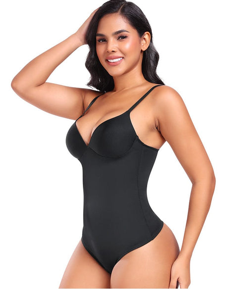 Curvypower | Australia bodysuit Waist Slimming Tummy Control Shapewear Bodysuit with Built-In Bra
