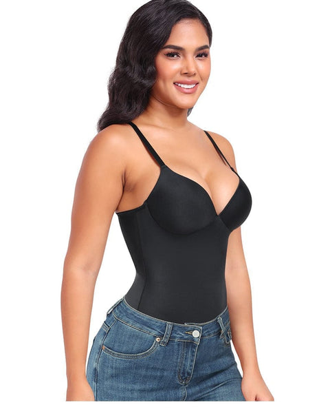 Curvypower | Australia bodysuit Waist Slimming Tummy Control Shapewear Bodysuit with Built-In Bra