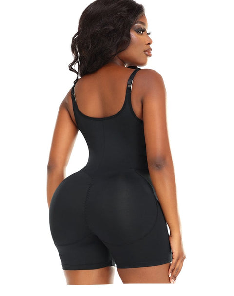 Curvypower | Australia bodysuit Women Bum Lifting Tummy Control Shaping Bodysuit with Hip Pads